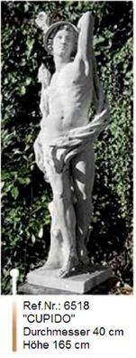 Männliche Skulptur CUPIDO aus Weißstein - Ref. Nr. 6518