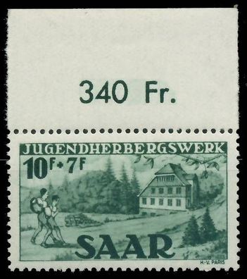 Saarland 1949 Nr 263I postfrisch ORA X478BFE