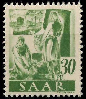 Saarland 1947 Nr 217Z postfrisch S01F9E2