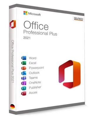 Microsoft Office Professional Plus 2021 mit MS-KONTO Anbindung
