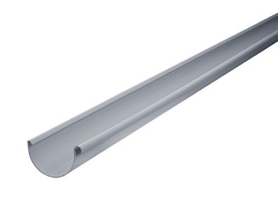 Dachrinne Kunststoff grau NW 100 Länge 2 Meter