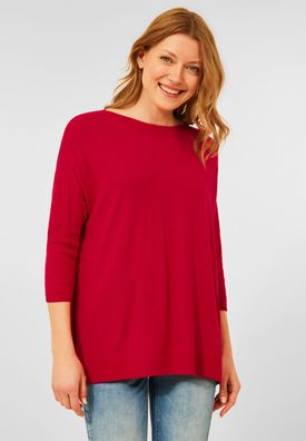 CECIL - Oversized Pullover in Vibrant Red