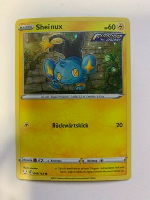 Sheinux Pokemon Karte 46/163 Holo - Kampfstile - Boosterfrisch - Deutsch