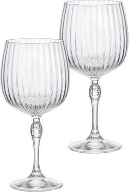 2 x Cocktailglas Gin-Tonic Glas America 20s 74,5cl