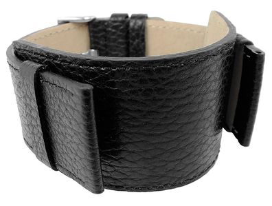 s. Oliver Unterlageband 30mm aus Leder in schwarz genarbt | SO-427-LQ