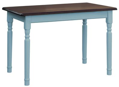 Blau Küchentisch Esstisch Speisetisch Tisch Kiefer Neu Farbe Nuss