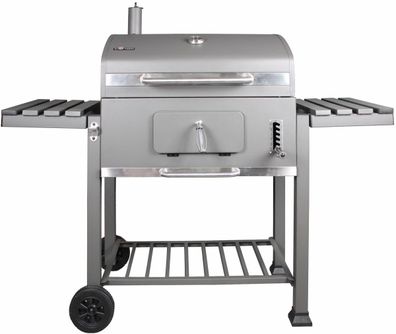 Holzkohlegrill Ontario XXL Klassisch Grillen m. Holzkohle Innovativer 6-stufiger Höhe