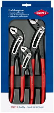 KNIPEX 00 20 09 V03 Zangensatz Alligator® -Paket Inhalt 3 teilig poliert Kunstst