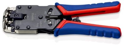 KNIPEX 97 51 12 Crimpzange für Westernstecker Länge 200 mm