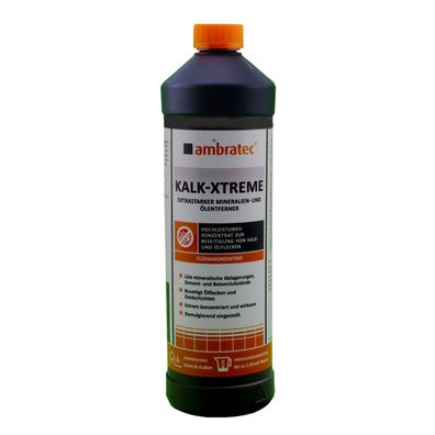 Ambratec Kalk Xtrem ( Gegen Kalk Urinstein Salpeter und Ölflecken ) 1 Liter
