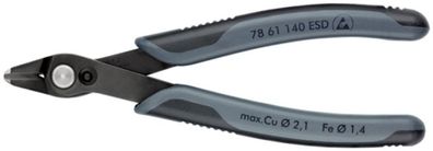 KNIPEX 78 61 140 ESD Elektronik-Seitenschneider Super-Knips® Länge 140 mm Facett