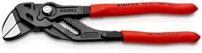 KNIPEX 86 01 180 Zangenschlüssel DIN ISO 5743 Länge 180 mm schwarz atramentiert