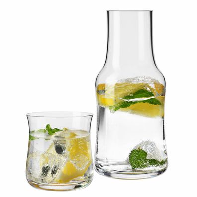 Krosno Splendour Gläser für Wasser Getränke Nacht-Set | Set 2 | 600 und 200 ml
