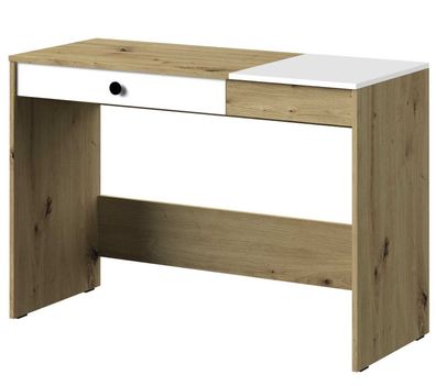 Marmex Nero NR 10 - Einfacher Schreibtisch, Arbeitstisch mit Schublade, Jugendzimmer