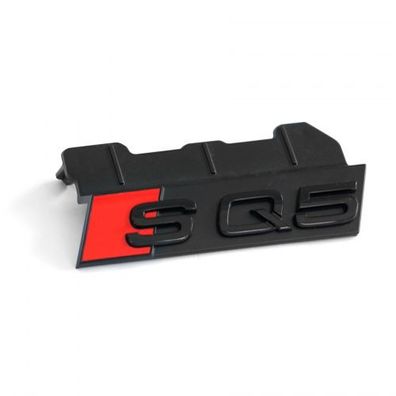 Original Audi SQ5 Schriftzug Clip Kühlergrill Plakette Emblem schwarz 80A071805