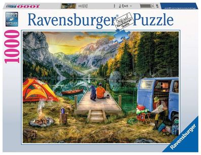 Campingurlaub Puzzle 1000 Teile Ravensburger 16994 Camping Urlaub Holiday Van