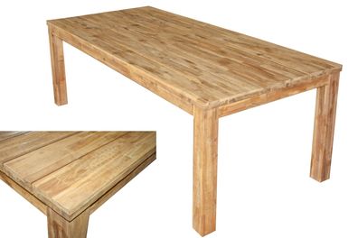 Gartentisch Tisch PALA 220cm Holztisch Esstische Speisetisch Garten Möbel Akazie