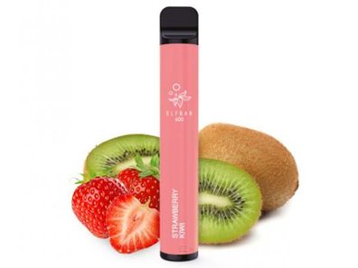 10x Elf Bar 600 - "Strawberry Kiwi" (Erdbeer, Kiwi) E-Shisha - 600 Züge