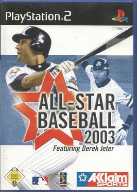 All-Star Baseball 2003 (Sony PlayStation 2, 2002, DVD-Box) guter Zustand