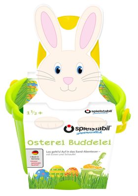 spielstabil® Osterset - Sandspielzeug Eimer und Schaufel im Set - Geschenk Ostern