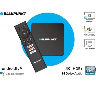 Blaupunkt B-Stream Box Netzwerkplayer - mit Unterstützung für 4K Ultra HD, Speicher: