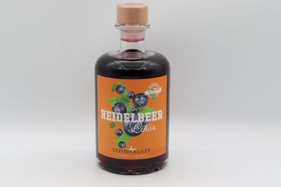 Bodensee Heidelbeerlikör Apothekerflasche 0,5 ltr.