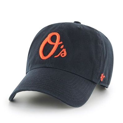 MLB Baltimore Orioles O´s Cap Basecap Baseballcap cleanup schwarz Logo 053838173330