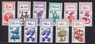 Germany BUND [1971] MiNr 0694-03 W OR ( * */ mnh ) [01] Walzendruck O'Rand