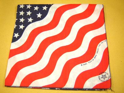 Nikituch Bandana Baumwolle USA Flagge 54x 54 cm Halstuch Kopftuch p