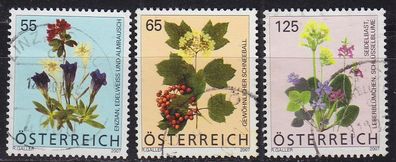 Österreich Austria [2007] MiNr 2631-33 ( O/ used ) Blumen