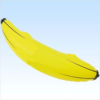 Aufblasbare Banane 73cm Obst Urlaub Südsee Bananaboat Deko Hawai Geburtstagsgeschenk