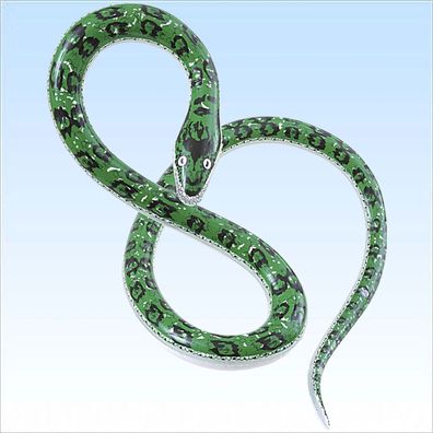 Aufblasbare Schlange ca. 1,5 Meter lang Scherzartikel Dekoration Tier aufblasbar