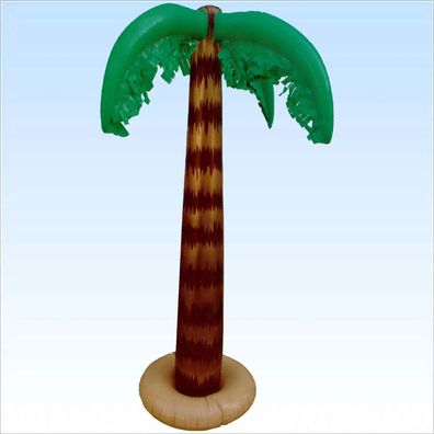 Aufblasbare Palme 90 cm Strand Sommer Deko Palmen Hawai Südsee Dekoration