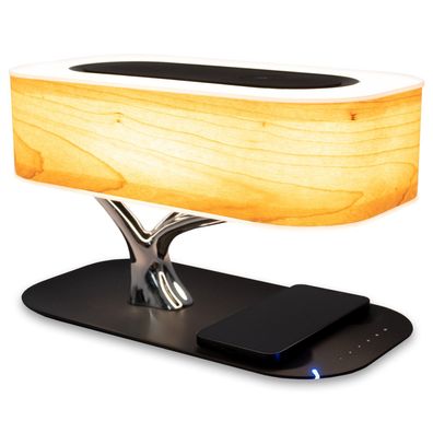 Arbo-Living LED Nachttischlampe - Moderne Lampe für Schlafzimmer & Wohnzimmer Nature