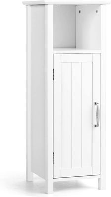 Badschrank Badezimmerschrank Aufbewahrungsschrank mit verstellbarem Regal 30x30x80cm