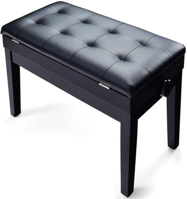 10% off Gutschein 1024 Klavierhocker höhenverstellbar Klavierbank mit Stauraum Kissen