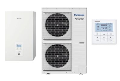 Wärmepumpe Luft/ Wasser Panasonic Aquarea T-CAP Split KIT-WXC12H6E5 12 kW 230 V