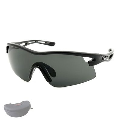 Radbrille Sportbrille Sonnenbrille Fahrradbrille Schwarz Rot verspiegelt M 17 