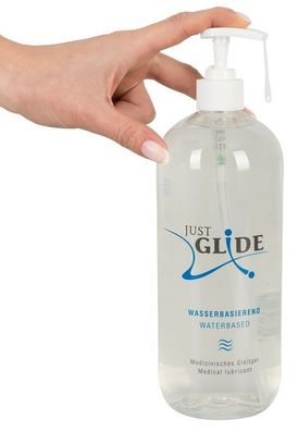 Medizinisches Gleitgel Just Glide Gleitmittel auf Wasserbasis Massage Vegan 1000 ml