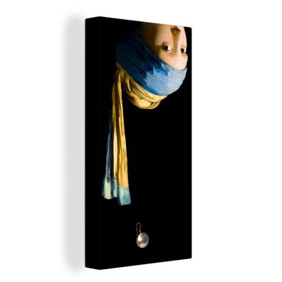 Leinwandbilder - 40x80 cm - Das Mädchen mit dem Perlenohrring - Vermeer