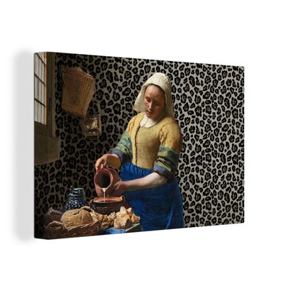 Leinwandbilder - 30x20 cm - Milchmädchen - Vermeer - Pantherdruck