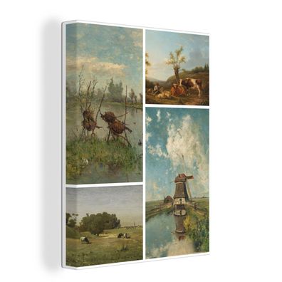 Leinwandbilder - 30x40 cm - Kunst - Niederlande - Collage