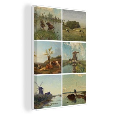 Leinwandbilder - 40x60 cm - Collage - Kunst - Niederlande