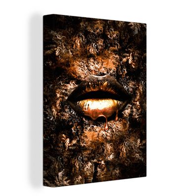 Leinwandbilder - 60x80 cm - Farbe - Frau - Luxus
