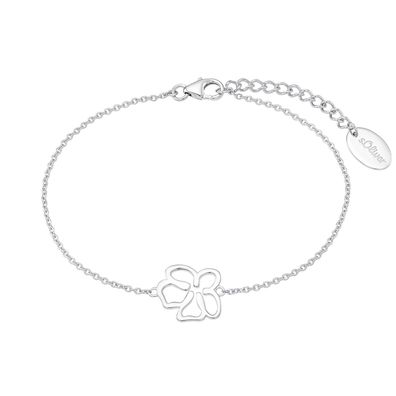 s. Oliver Schmuck Damen-Armband Blume Silber 2033878