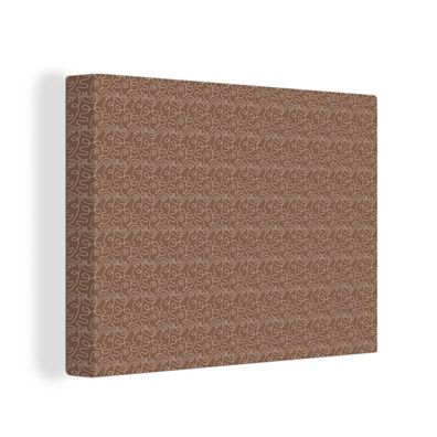 Leinwandbilder - 40x30 cm - Gesicht - Muster - Luxus