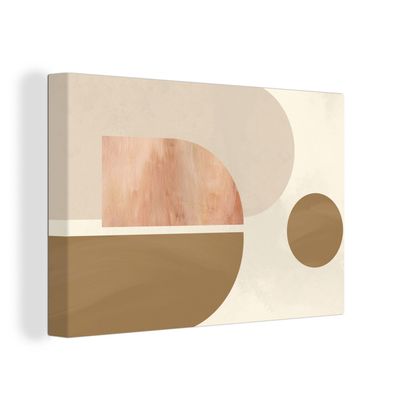 Leinwandbilder - 60x40 cm - Rosa - Design - Abstrakt