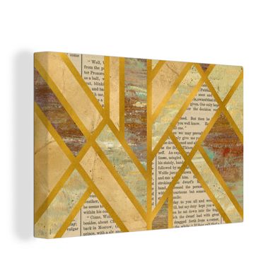 Leinwandbilder - 30x20 cm - Vintage - Marmor - Design