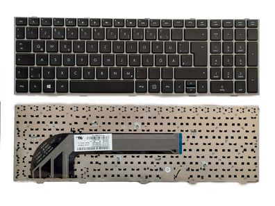 HP Probook 4540 4540s mit Rahmen original QWERTZ deutsche Tastatur DE