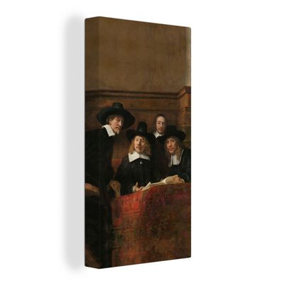 Leinwand Bilder - 80x160 cm - Die Stahlmeister - Gemälde von Rembrandt van Rijn